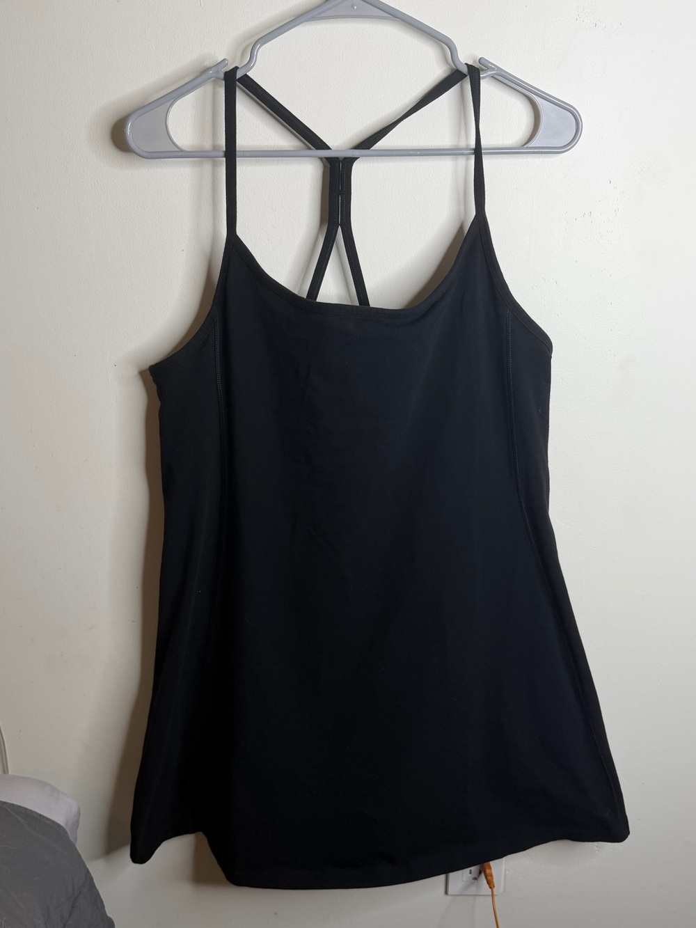 PINK Victoria's Secret Black Strappy Racerback Active Dress